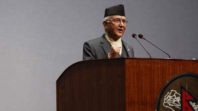 Prime Minister K P Sharma Oli