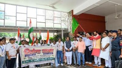 Haryana CM Nayab Singh Saini Flags Off Tiranga Yatra From Chandigarh To Kashmir, Ahead Of 15 August 