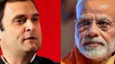 Rahul Gandhi and Narendra Modi