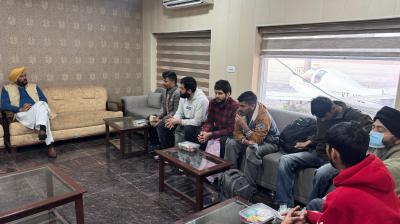 Kuldeep Singh Dhaliwal Calls for Government Action After Meeting Deported Indian Immigrants