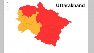 Uttarakhand Weather Updates: Entire State Under Red and Orange Alerts; Extremely Heavy Rainfall
