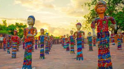 According to the report, the event celebrates five decades of the garden's legacy as a unique creation of Padma Shri Nek Chand, who transformed waste materials into a world-class tourist destination. File Photo.