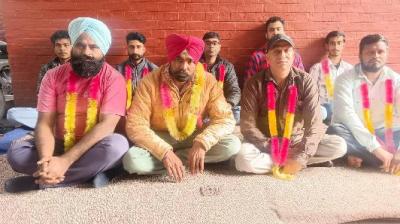Outsourced Workers’ Hunger Strike in Chandigarh Reaches 6th Day, Accuse Administration of Negligence