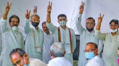 Ashok Gehlot wins