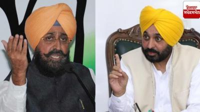 CM Bhagwant Mann and Partap Bajwa