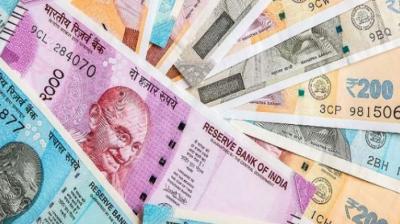 Rupee gains 8 paise