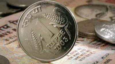The rupee firmed up by 19 paise