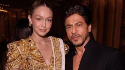 Gigi Hadid and Shah Rukh Khan 