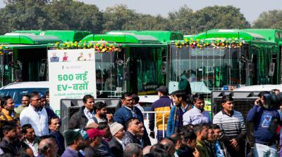 Delhi govt introduces 500 EV buses as CM Rekha Gupta-led BJP govt completes one year in office