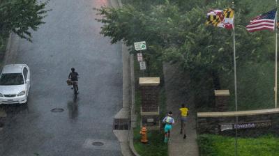 Storm in Washington, US