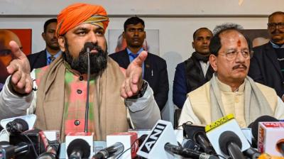 BJP leader Samrat Choudhary elected as leader, Vijay Sinha as deputy leader of the legislature party