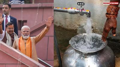 PM Modi claims 12 crore families connected to water supply; Delhi reports “sewage-smelling” drinking water