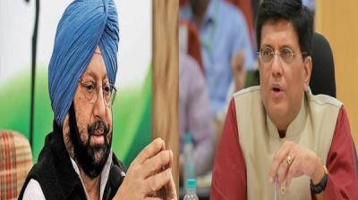 Captain Amarinder Singh and Piyush Goyal