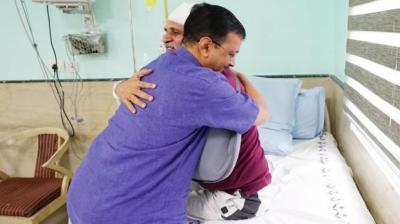 Arvind Kejriwal Meets Ex-Minister Satyendar Jain