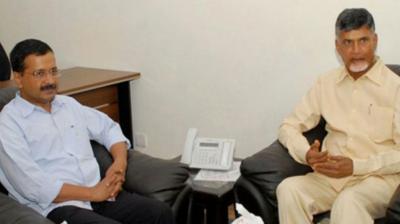 Kejriwal meets Andhra Pradesh CM