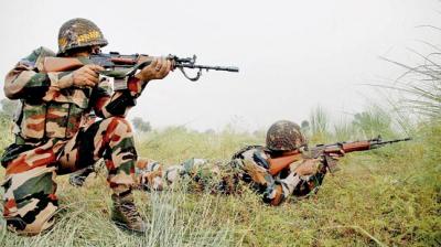 2 unidentified militants were killed in an encounter 