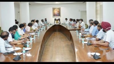 Cabinet Meeting held by CM Charajit Singh Channi
