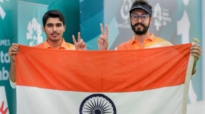 Saurabh Chaudhary clinched India's first shooting gold of the 18th Asian Games