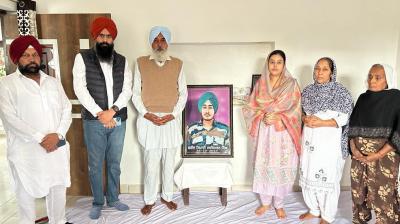 Dr. Gurpreet Kaur Visits Martyr Harsimran Singh's Family in Dhuri