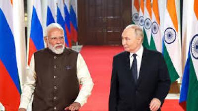 On Thursday evening, Indian Prime Minister Narendra Modi is going to host a private dinner at his official residence for the Russian President. File Photo.