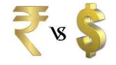 Rupee slips 5 paise 