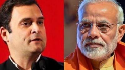 Rahul Gandhi and Narendra Modi