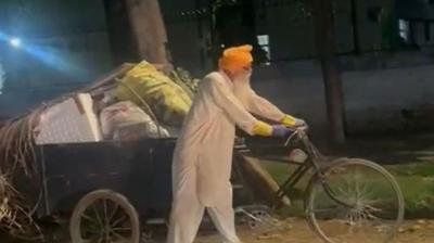 Meet Inderjit Singh Sidhu, 88-year-old retired DIG, shows Chandigarh a path to cleanliness