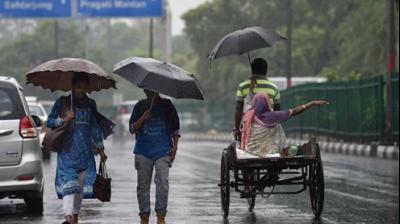 Early morning rains brought the mercury level down