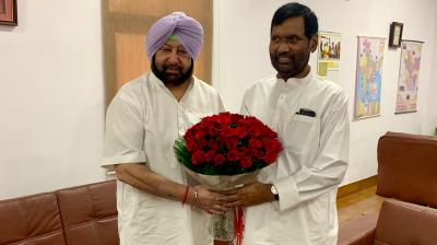 Capt Amarinder Singh and Ram Vilas Paswan