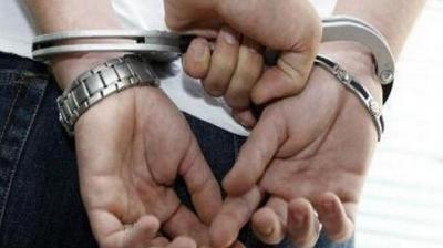 A man was arrested today