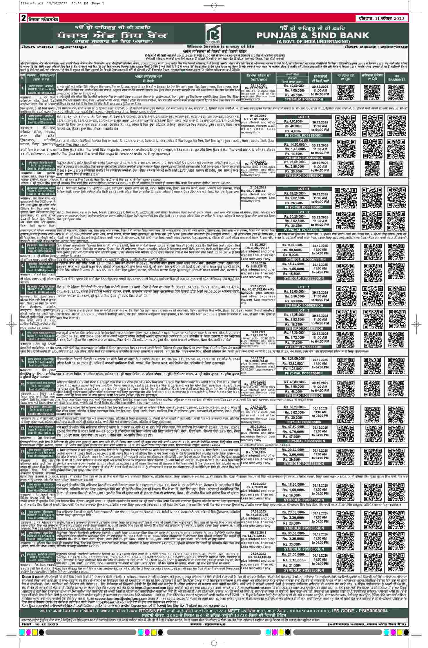 11 Dec 2025, Page 2 Ropar Edition | Rozana Spokesman Epaper [ Ropar News ]