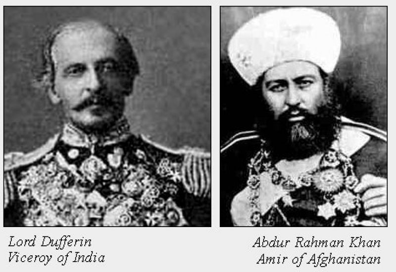 Afghan Amir Abdur Rahman and Lord Dufferin