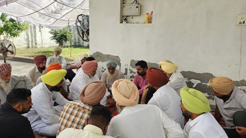 Minister Chetan Jouramajra Offers Condolences to Kin in Patiala Village Over Tragic Loss of Boy in Canada
