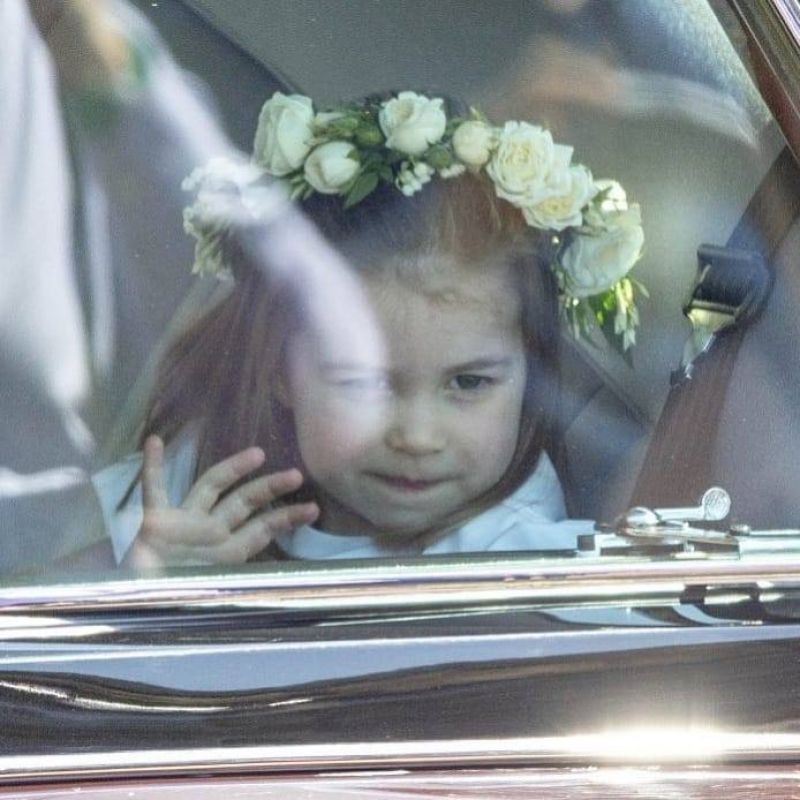 Kate Middleton with her kids at Prince Harry and Meghan Markle at royal wedding