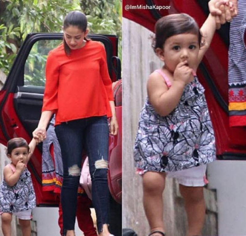 Unseen Picture Of Misha Kapoor In Mira's Arms