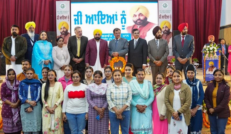 CM Bhagwant Mann Marks Silver Jubilee at Baba Farid University, Inaugurates Jacha-Bacha Block