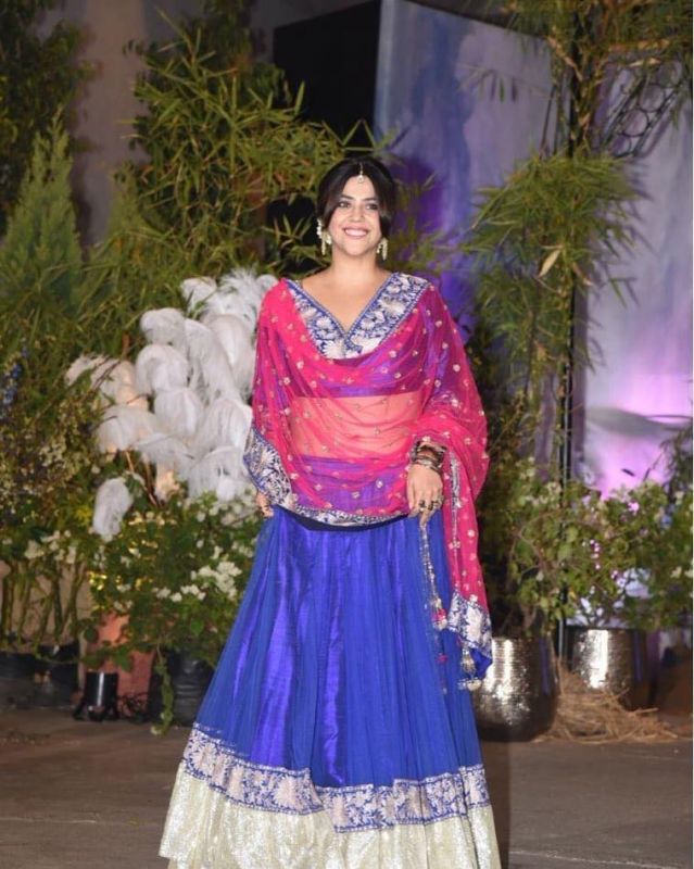 Sonamkapoor and anandahuja at wedding reception