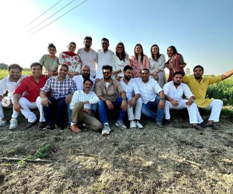 Family Photo at village 