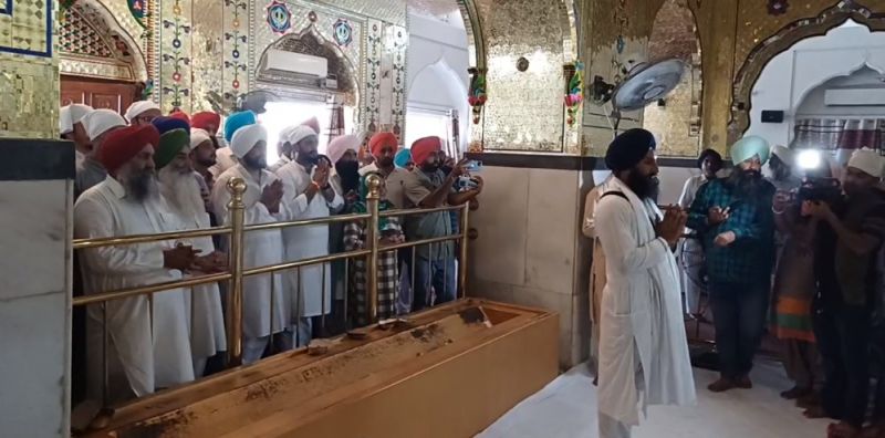 Former CM Charanjit Singh Channi Seek Blessings at Gurdwara Sri Katalgarh Sahib