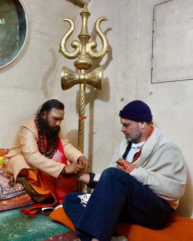 Rahul Gandhi Embarks on 3-Day Journey to Kedarnath, Offers Prayers at the Sacred Temple