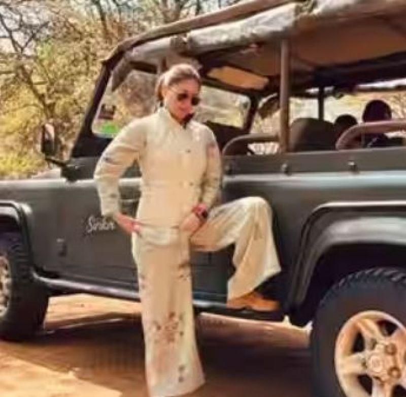 She wrote on Instagram, "Leaving a bit of our hearts in the wild…Africa 2023…"
