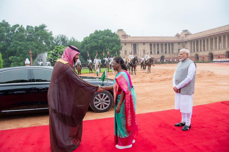 President Droupadi Murmu & PM Modi Meets Saudi Arabia's Crown Prince Mohammed bin Salman Al Saud
