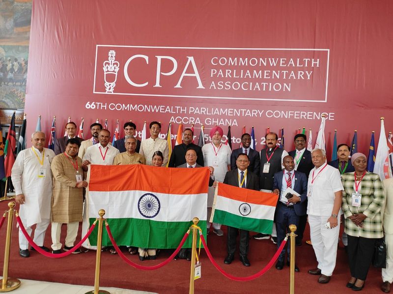 66th Commonwealth Parliamentary Association Meeting in Accra, Ghana. India was Represented by MP Jasbir Singh Gill from Khadoor Sahib. Jasbir Gill met UK MP Ian Liddell-Grainger.

