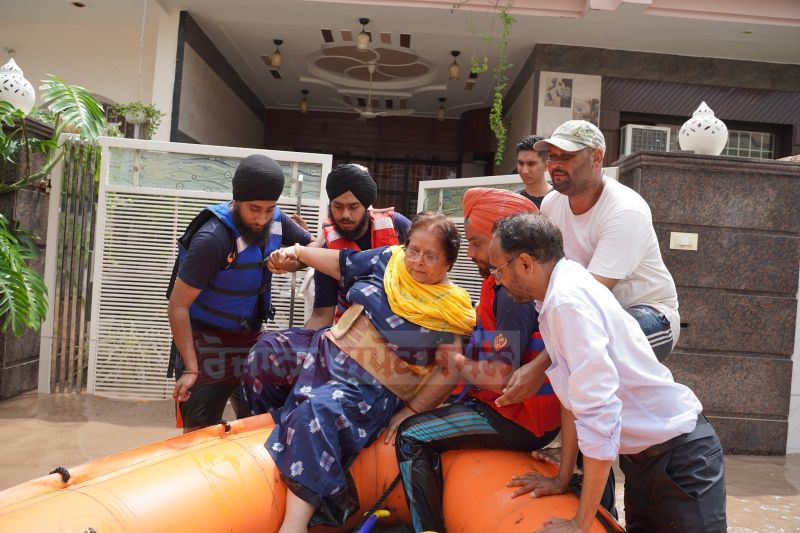 Khalsa Aid Services Continues in Flood Affected Areas of Punjab