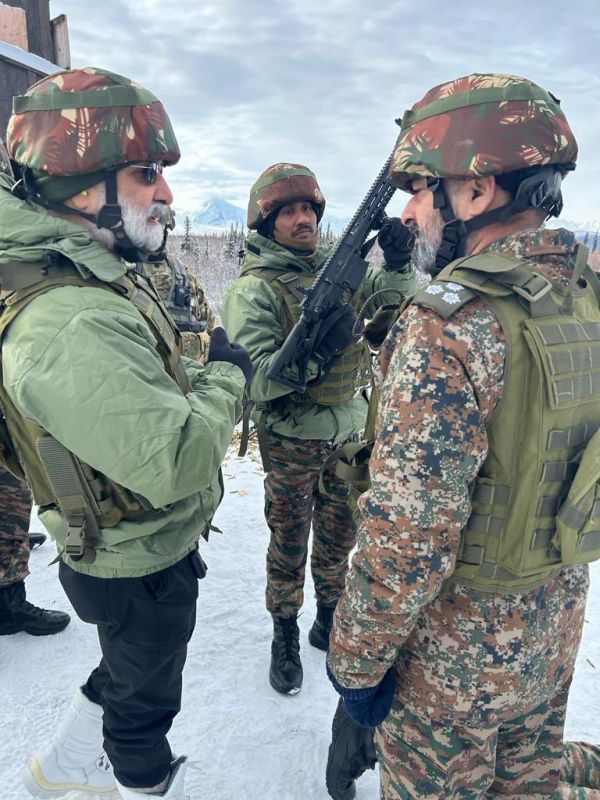 Indian Ambassador Taranjit Singh Sandhu Witnessed Joint Indian-US Military Training in Alaska 