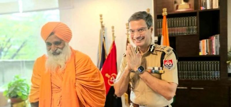 MP Sant Balbir Singh Seechewal Meets DGP Gaurav Yadav to Address Stranded Victim Women's Issue in Arab Countries
