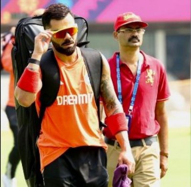 World Cup 2023: Team India Spotted Practicing in Saffron Jerseys