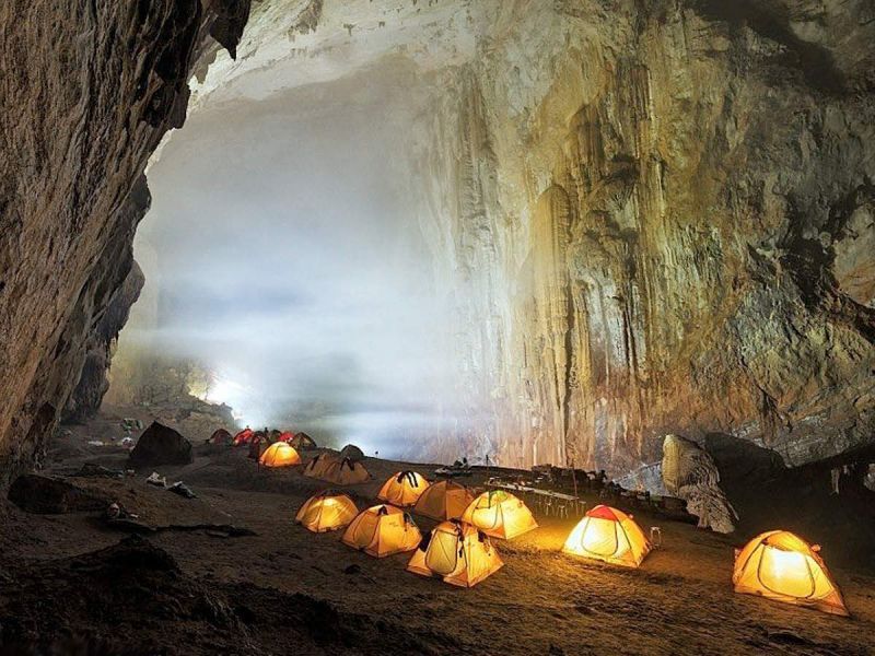 Hang Son Doong (Mountian River Cave), the largest cave in the world