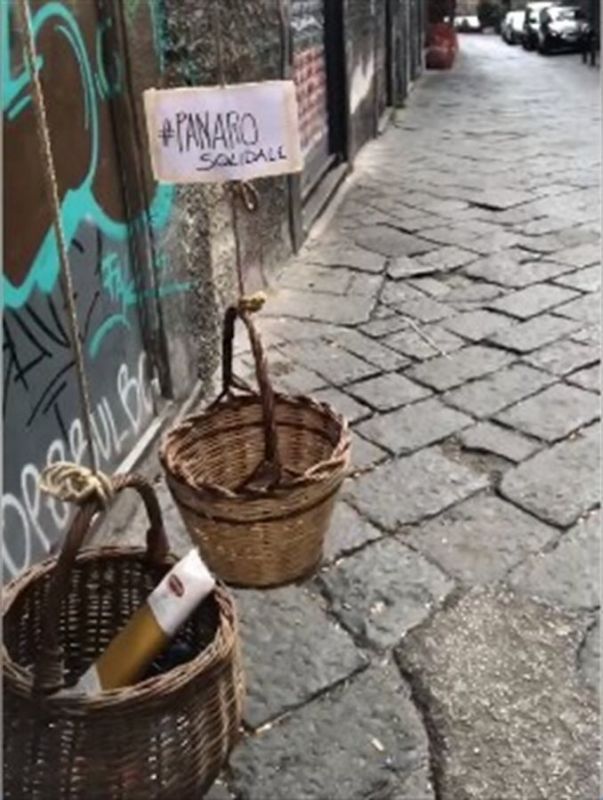 Naples’ Humanitarian Work of ‘Supportive Basket’ For Homeless