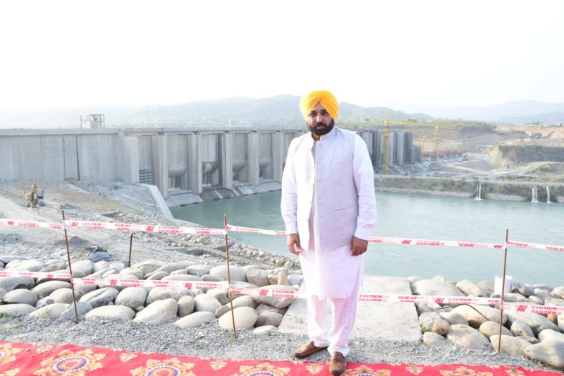 CM Mann Announces to develop Dhar Kalan Block as a major tourist destination due to the special area around Ranjit Sagar Dam
